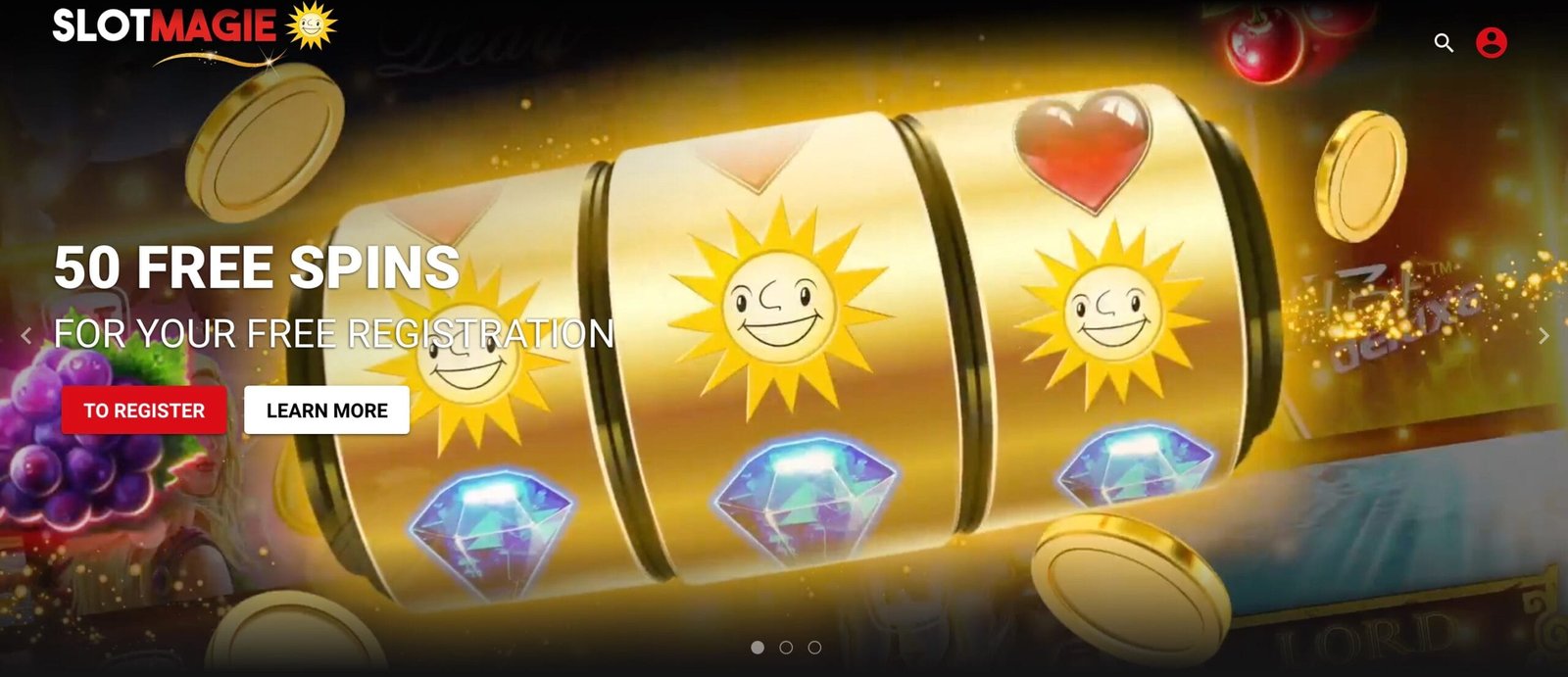 Slotmagie Casino main page