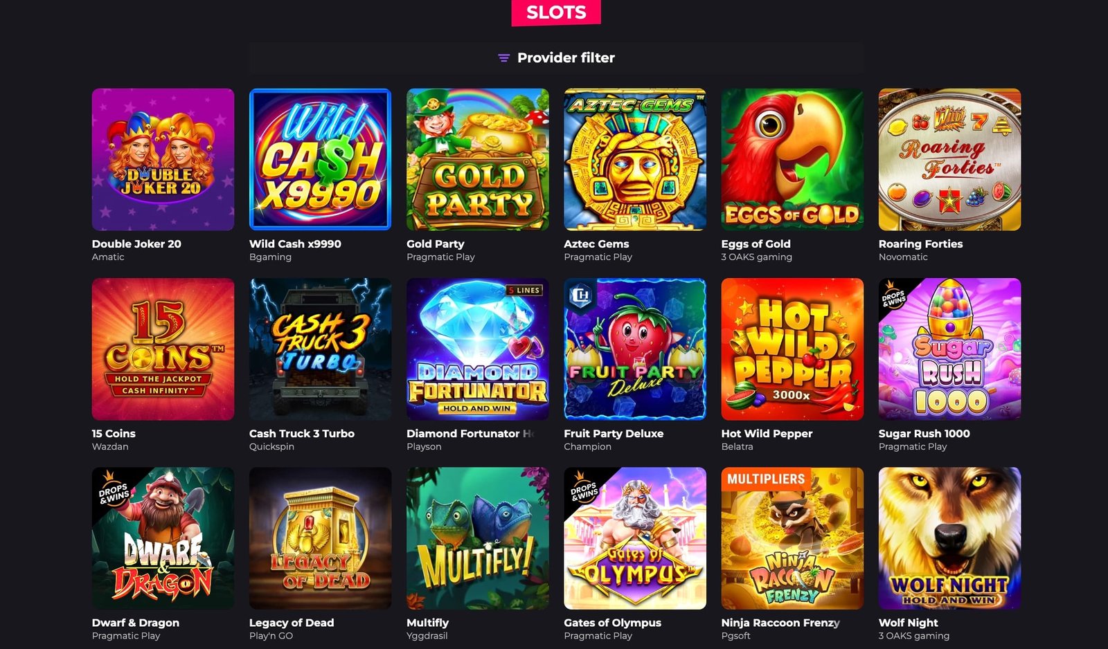 Superboss Casino slots