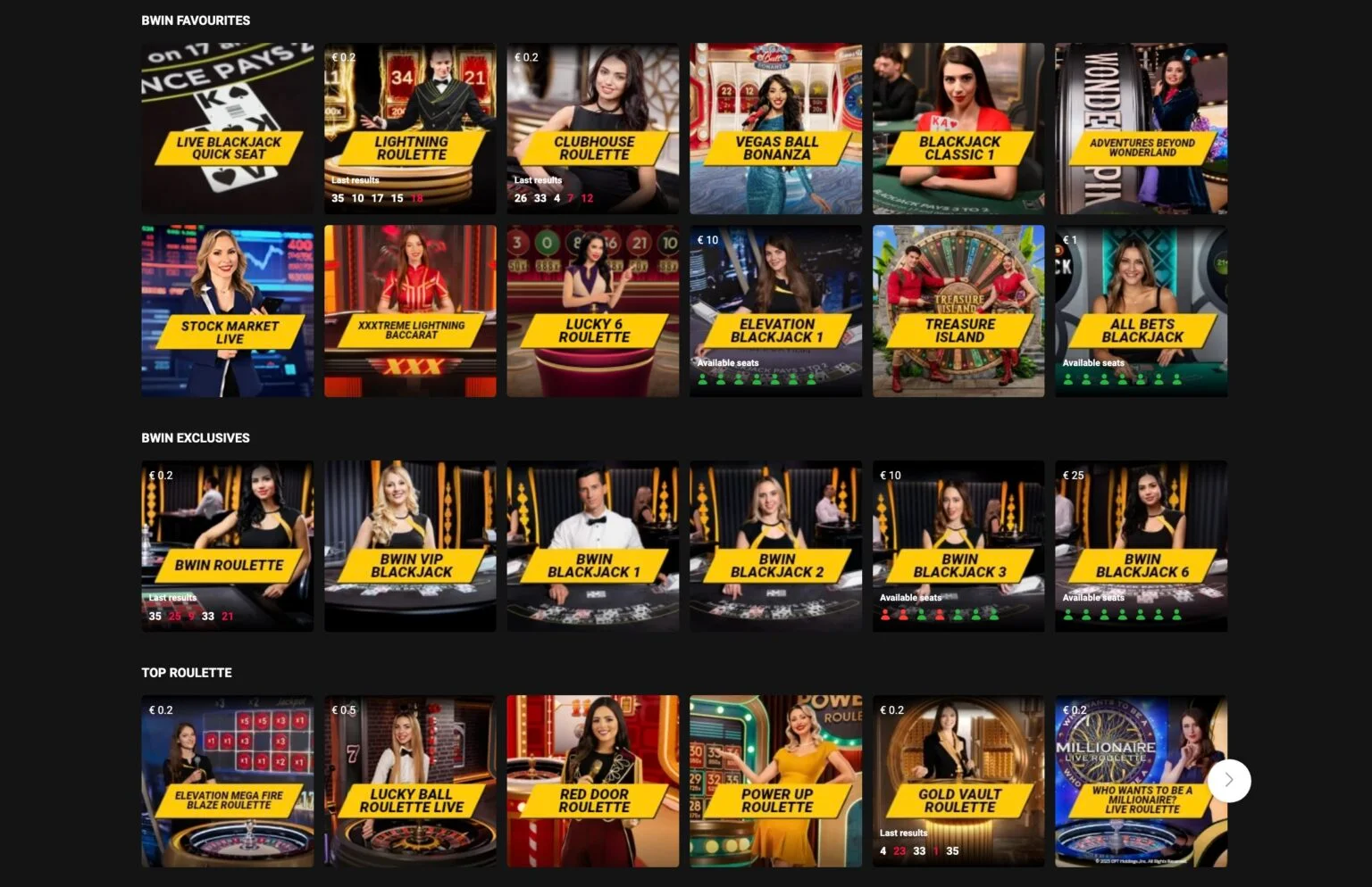 Bwin Casino Live Game Dealer
