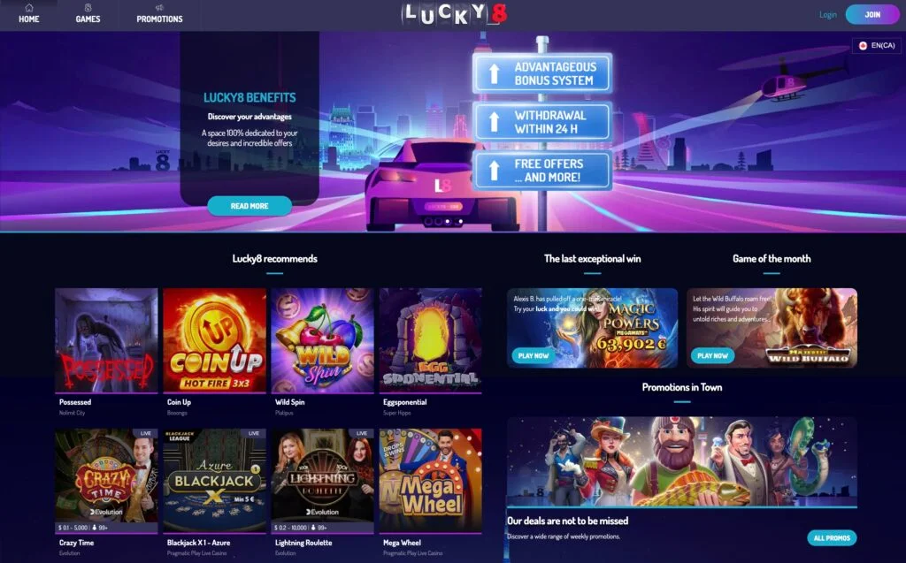 Lucky8 Casino Review