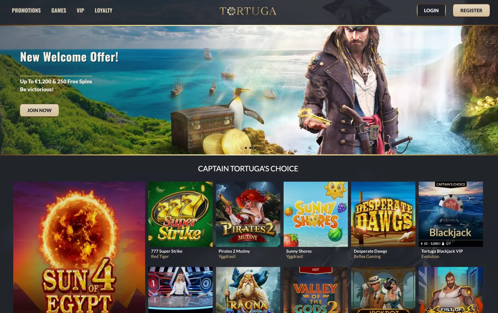 Tortuga Casino Review