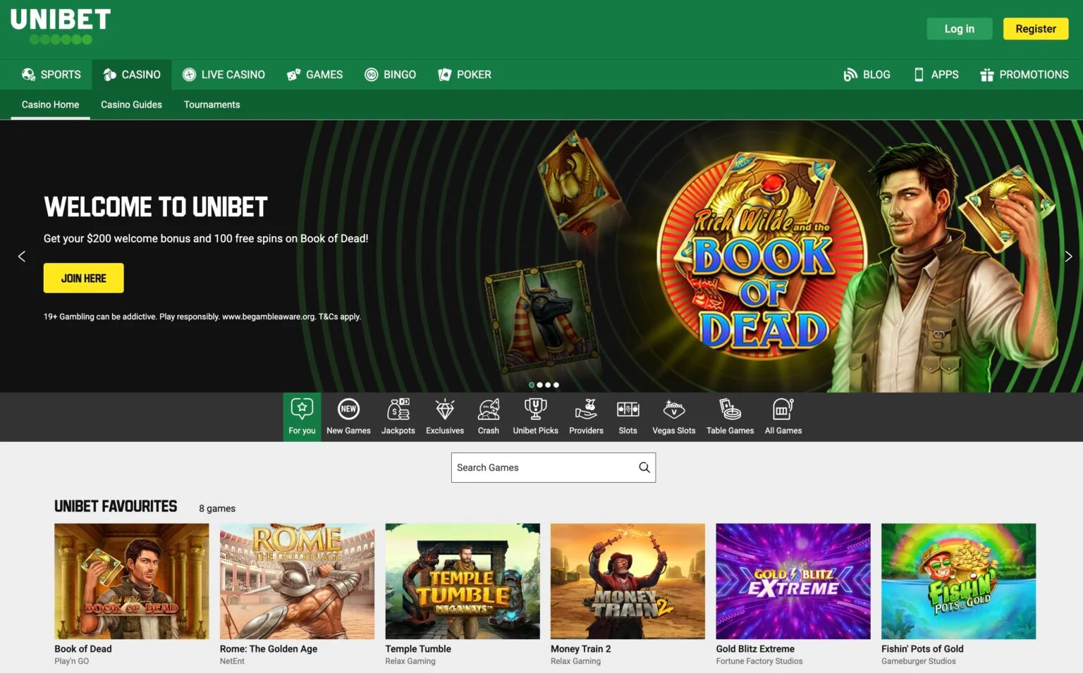 Unibet Casino Review