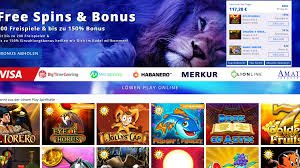 Löwen Play Login-Bildschirm mit Feldern für E-Mail und Passwort, Hinweis auf KYC und OASIS