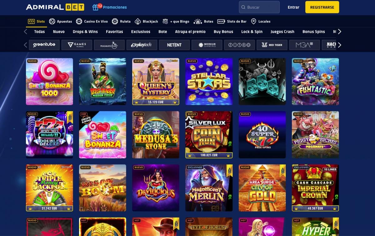 AdmiralBet Slots